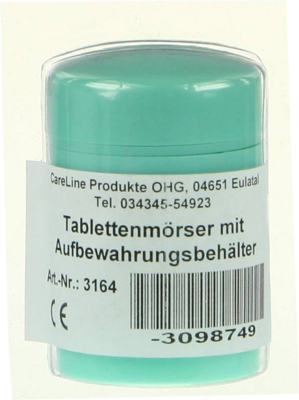 Careliv Produkte OHG TABLETTENMÖRSER 1 St 03098749