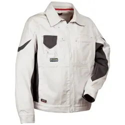 Cofra Maler Arbeitsjacke weiß Schmutzabweisend 46