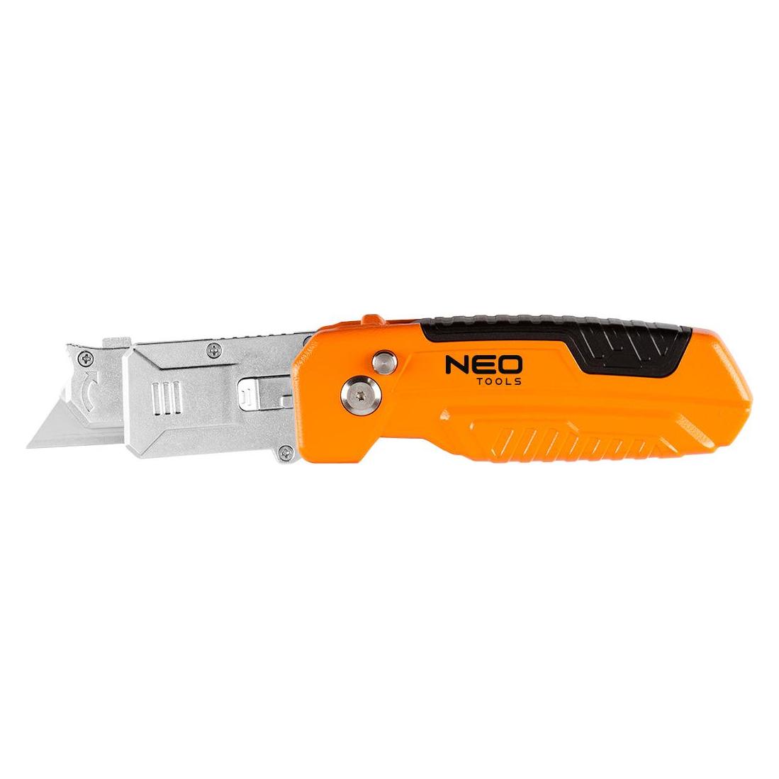 Neo Messer mit trapezförmiger Klinge und Abstreifer (Cutter) (53109760)