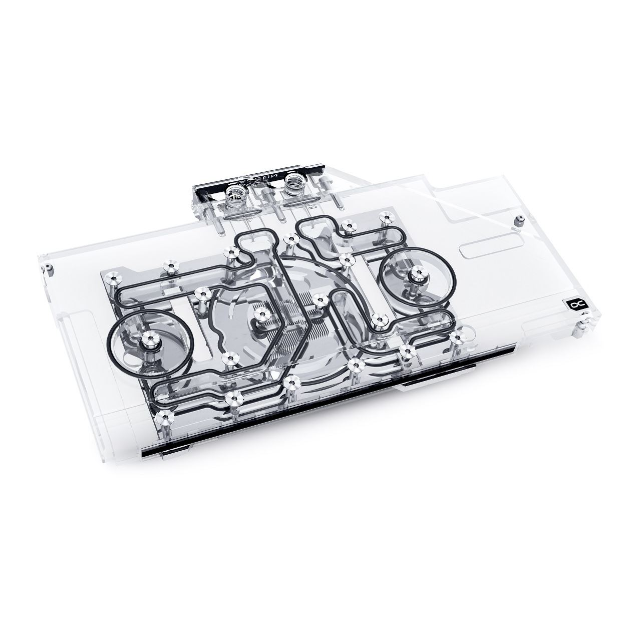 Alphacool Eisblock Aurora Acryl GPX-A Radeon RX 6800 Nitro+ mit Backplate