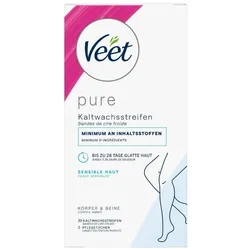 Veet - Veet Kaltwachsstreifen Für Sensible Haut 10X2 St