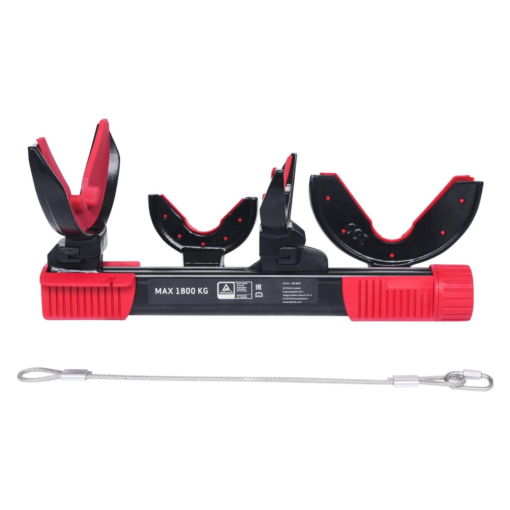 KS Tools Federspanner-Satz, 6-tlg, max. Belastung 1800kg (500.8625)