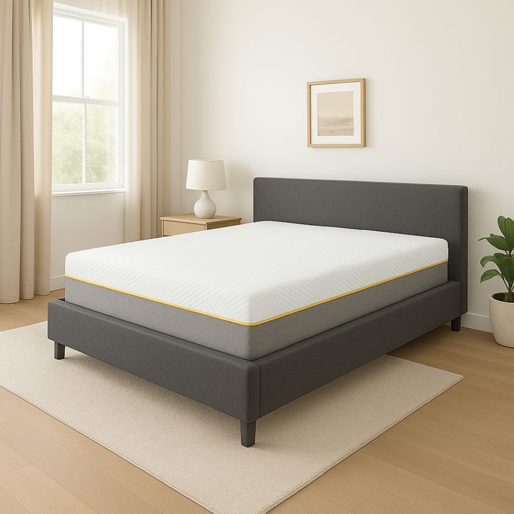 Mesonica Matelas mousse épaisseur 23cm 160x200 Blanc 200x23x160cm