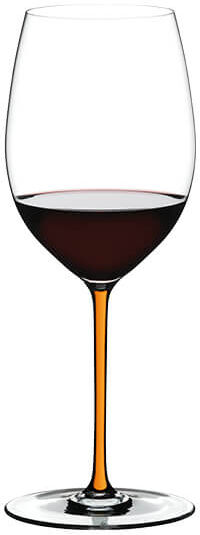 Riedel Hand Made Fatto A Mano Cabernet / Merlot Glass Orange