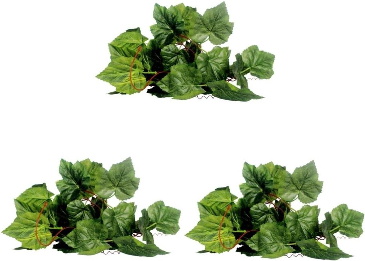 Realistische kunstmatige slang voor decoratie in terrariums, 2.5 meter, groen