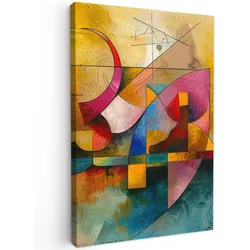 LEINWANDBILD Kunst - Abstrakt - Modern Deko Wohnzimmer 20x30 cm