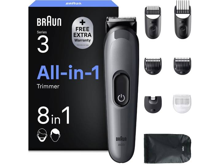 Braun All-in-One Style Kit Series 3 AIO3540 – Baardtrimmer en Tondeuse in 1
