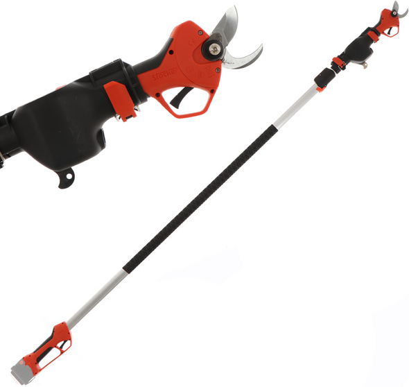 Stocker Magma E-35TP - Elektrische Baumschere auf Stange -21.6V - 205/325 cm - Schnittdurchmesser max. 35 mm - OHNE BATTERIE