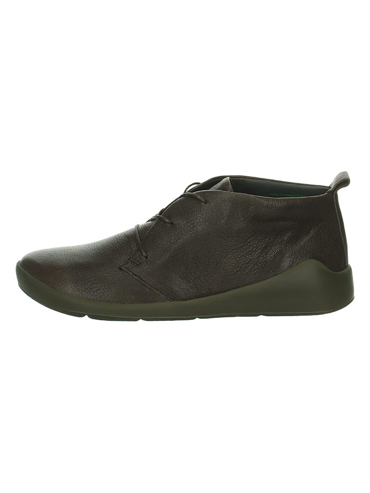 Think! Leder-Schnürschuhe "Duene" in Braun - 39