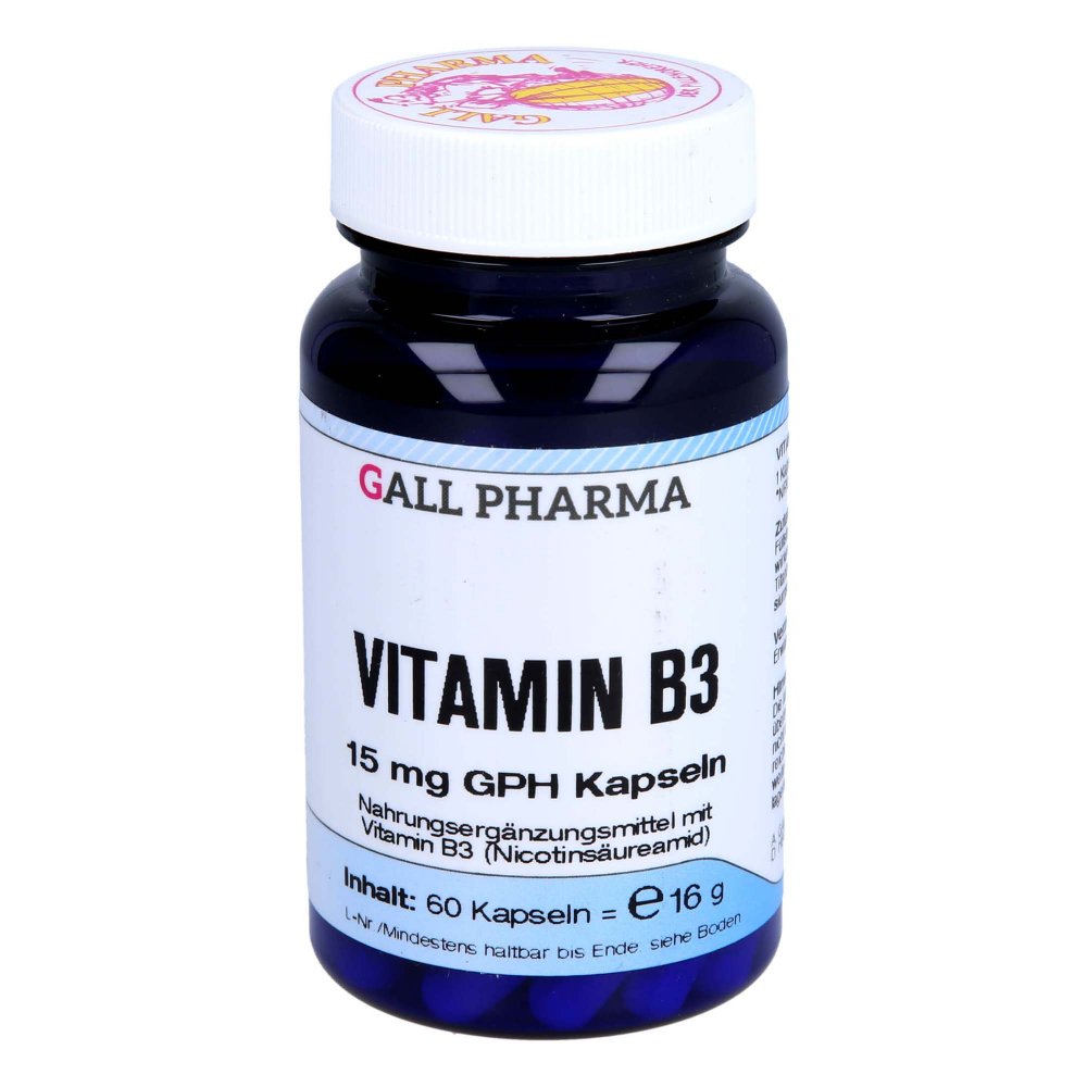 Hecht-Pharma GmbH Vitamin B3 15 mg Gph Kapseln 09323331