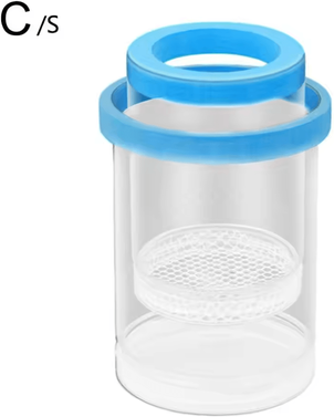 Inspire Curations Floating Fish Breeding Isolation Box For Aquarium Fry & Livebearers s Blue