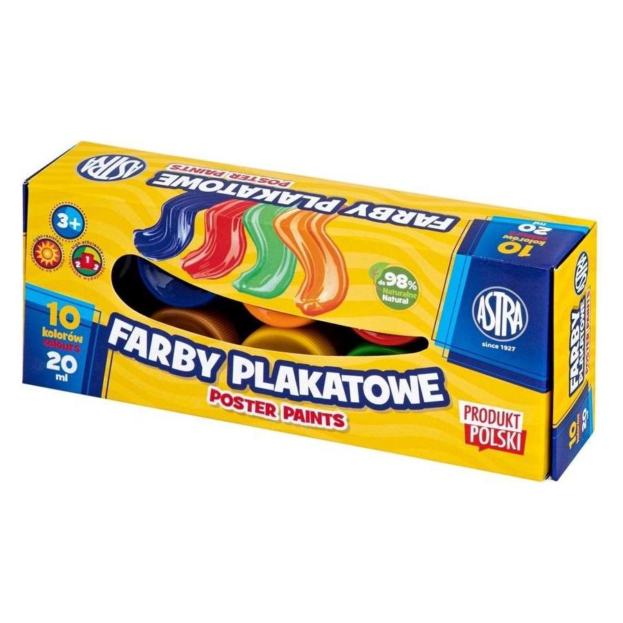 Astra Plakatfarben 10 Farben 20ml (20 ml) (54627172)