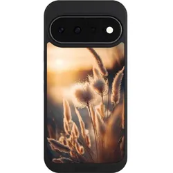 Nivocase Handyhülle für Google Pixel 11 Hülle NIVOpure Case Schwarz Natur Sonne Pampasgras (Google Pixel 11), Smartphone Hülle, Schwarz