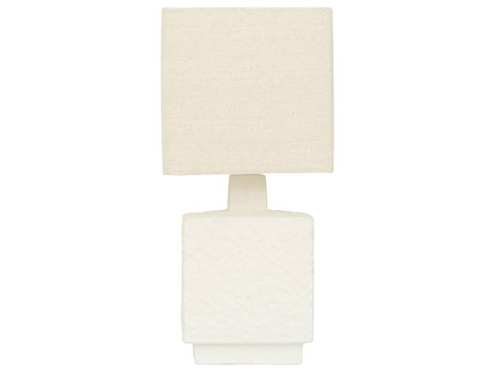 Lampe de table en pierre beige 22 * 22 * 48 cm