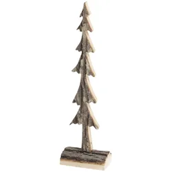 Chic Antique Weihnachtsbaum Aufsteller aus Lindenholz, H41/L11/B9 cm, natur