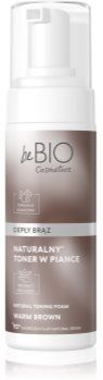 beBIO Natural Foam Toner Warm Brown mousse com cor para cabelo 120 ml. Natural Foam Toner Warm Brown