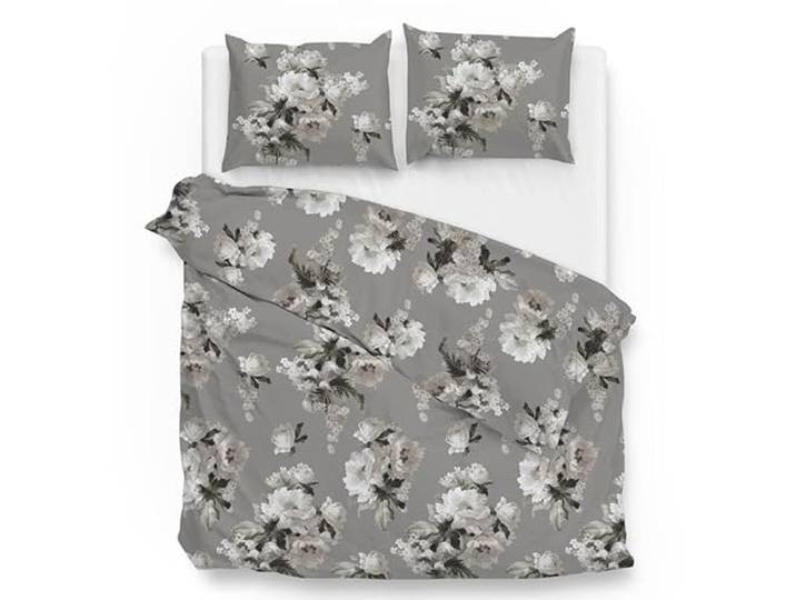 Dekbedovertrek Zo! Home Flanel B 240 x L 200 cm/B 240 x L 220 cm Gris Lits-jumeaux