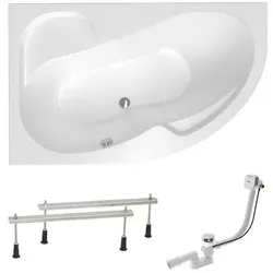 Laguna Fortuna Plus Asymmetrische Badewanne SIKOFO1500LAPN