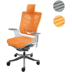 Bürostuhl MERRYFAIR Wau 2b, Schreibtischstuhl Drehstuhl, Hartschale, ergonomisch ~ orange