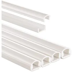 Hama, Kabelschutz + Kabelführung, PVC-Kabelkanal, halbrund (Kabelkanal, 100 cm)