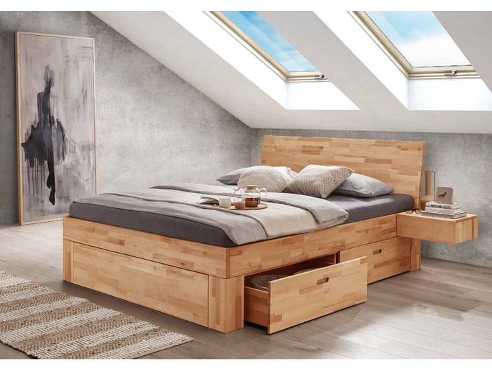 Schubkastenbett Angel 22 - in 6 Größen und 4 Farben lieferbar – 3%-Vorkasse-Rabatt
