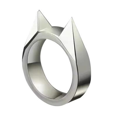 Reinforced High Hardness Outdoor Protection Ring silver