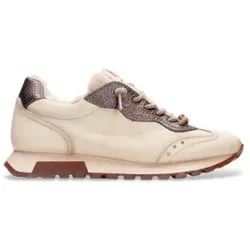 Hispanitas für Damen. PHI265160 Beige Oregon Lederschuhe (38), 1 bis 3 cm, Schnürsenkel, Lässig