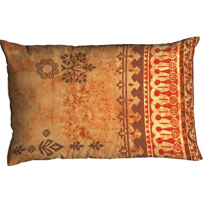 Kissenbezug CASATEX "Indi", orange (terra), B:80cm L:40cm, Satin, Obermaterial: 100% Baumwolle, Kissenbezüge, Kissenbezug, Kissenbezug mit Ornamenten, passend zur Bettwäsche in Qualität Satin