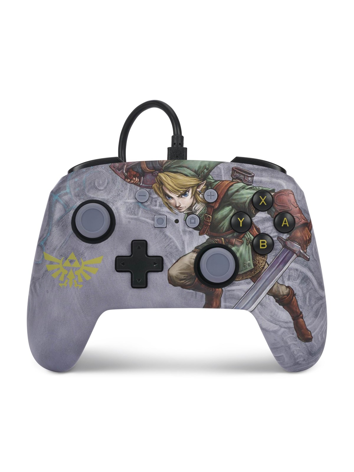PowerA Verbesserter kabelgebundener Controller für Nintendo Switch - Tapferer Link - Wired Controller - Nintendo Switch