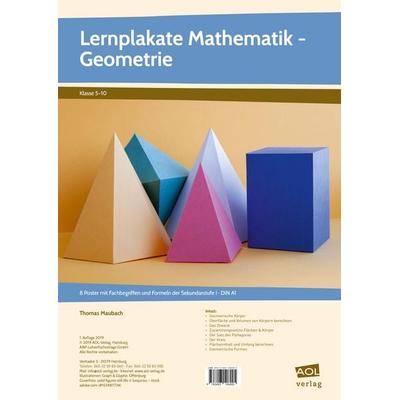 Lernplakate Mathematik - Geometrie, Sonstige von Thomas Maubach, Scolix in der AAP Lehrerwelt GmbH, 978-3-403-10600-5