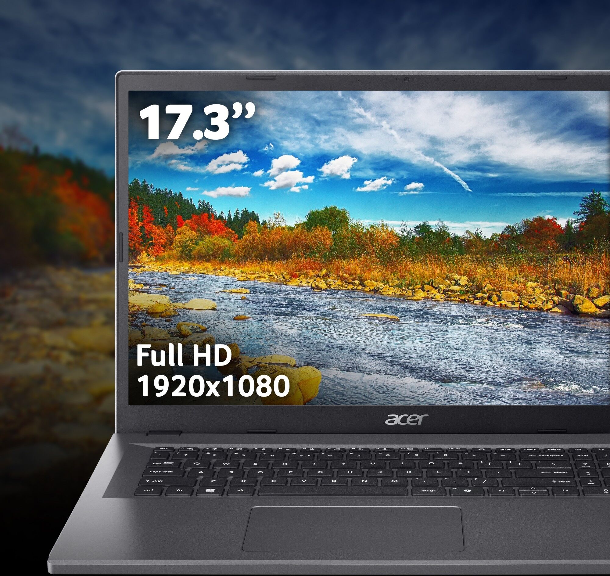 Acer Aspire Go 17 AG17-31P-33KH 17.3" Full HD Intel Core 3 N355 8GB RAM 128GB SSD Windows 11 Home S Laptop - Iron