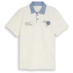Tom Tailor Poloshirt mit Ottoman-Struktur - Herren - Gr. S