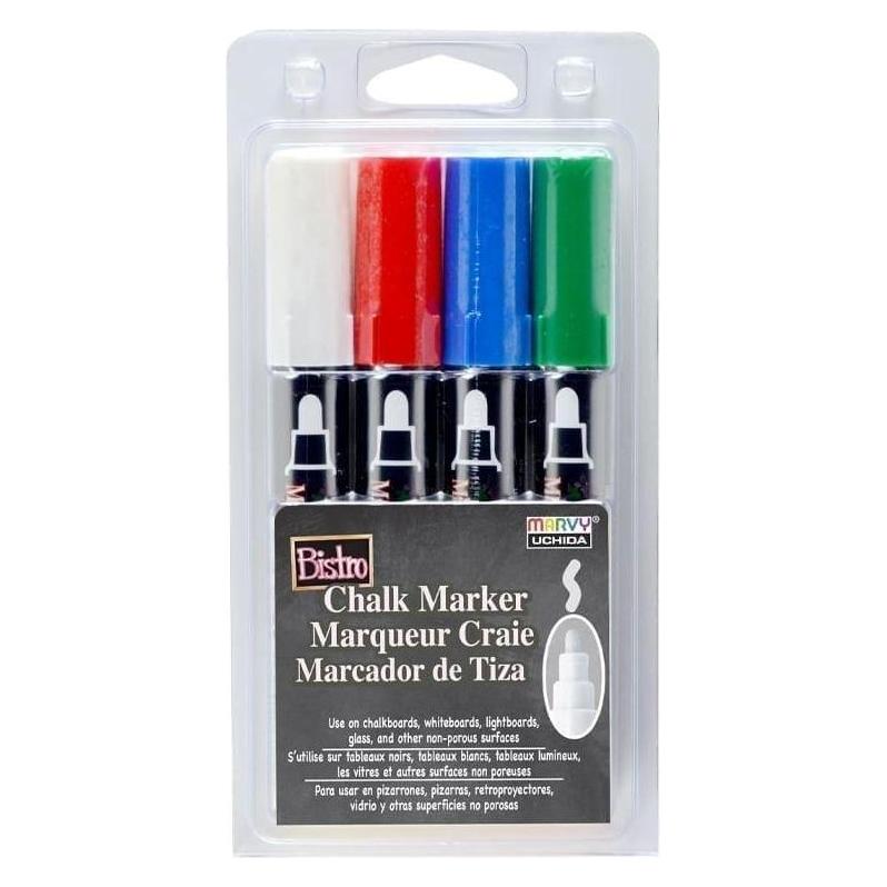 Marvy Bistro Kreidemarker 4 Farben (4x) (54680193)