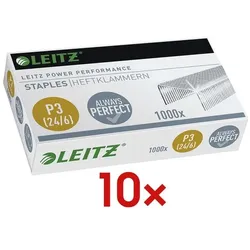 Leitz 10x 1.000 Heftklammern Leitz 24/6