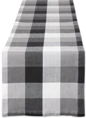 DII Tri Color Check Table Runner