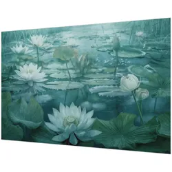 FOTOTAPETE 152x104 cm - Wasserblumen