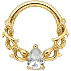 Chirurgenstahl Segmentring Clicker SCHLANGEN + DORNEN