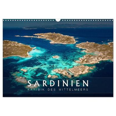 Sardinien - Karibik des Mittelmeers (Wandkalender 2027 DIN A3 quer), CALVENDO Monatskalender