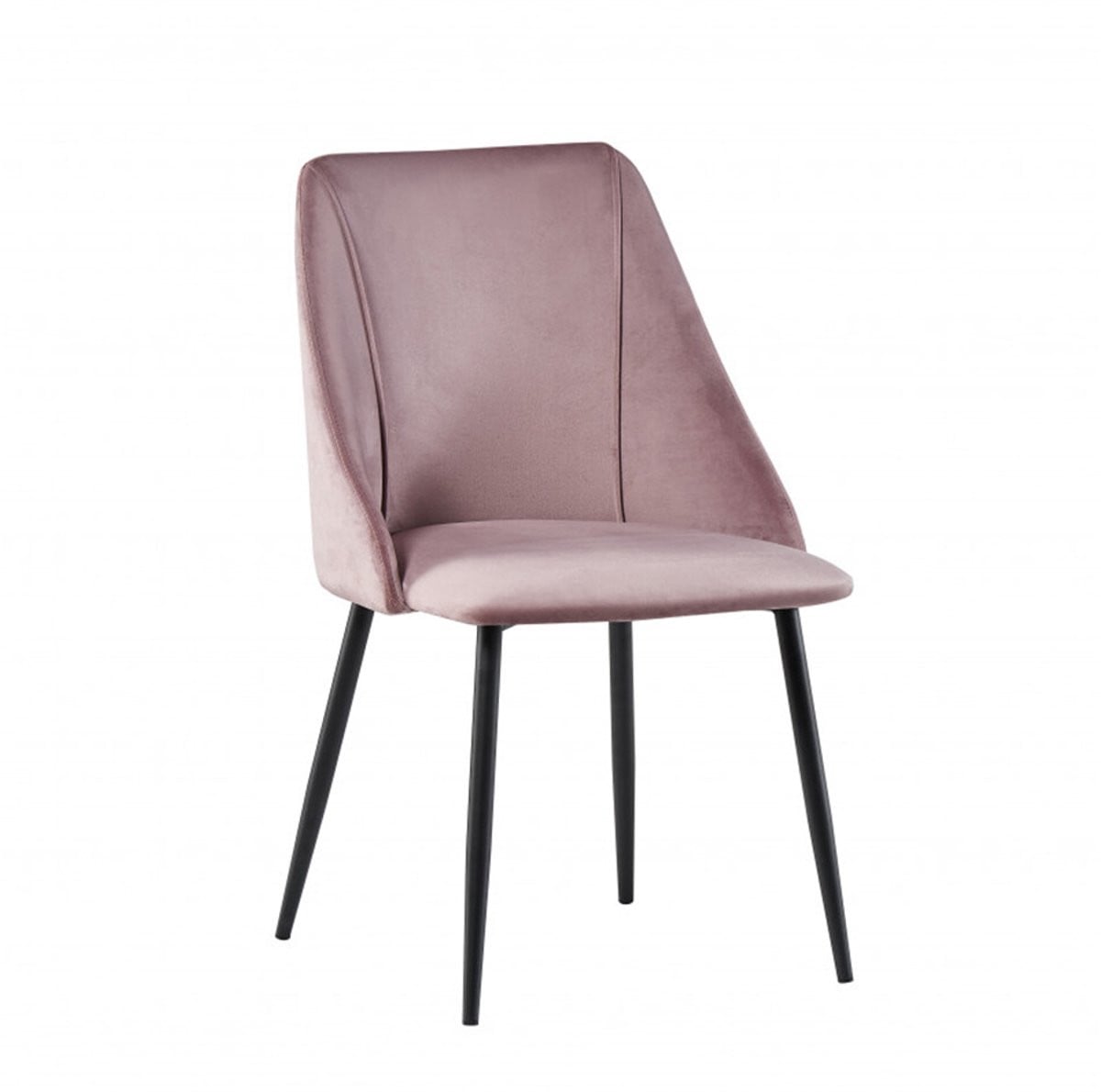 Velvet Eetkamerstoel Kara Roze