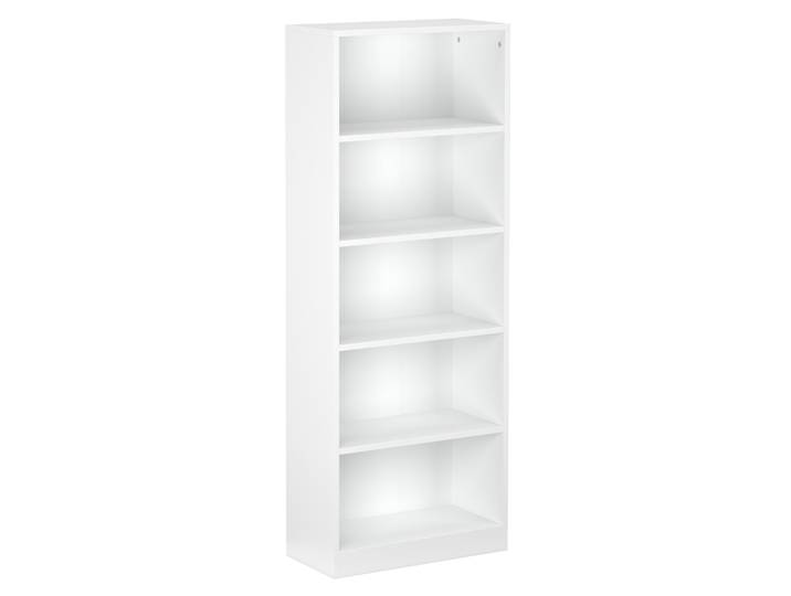 Bücherregal RENATA 5 Fächer 50 x 132 cm weiss