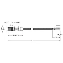 Turck Busleitung f.CAN DeviceNet RSC 572-15M