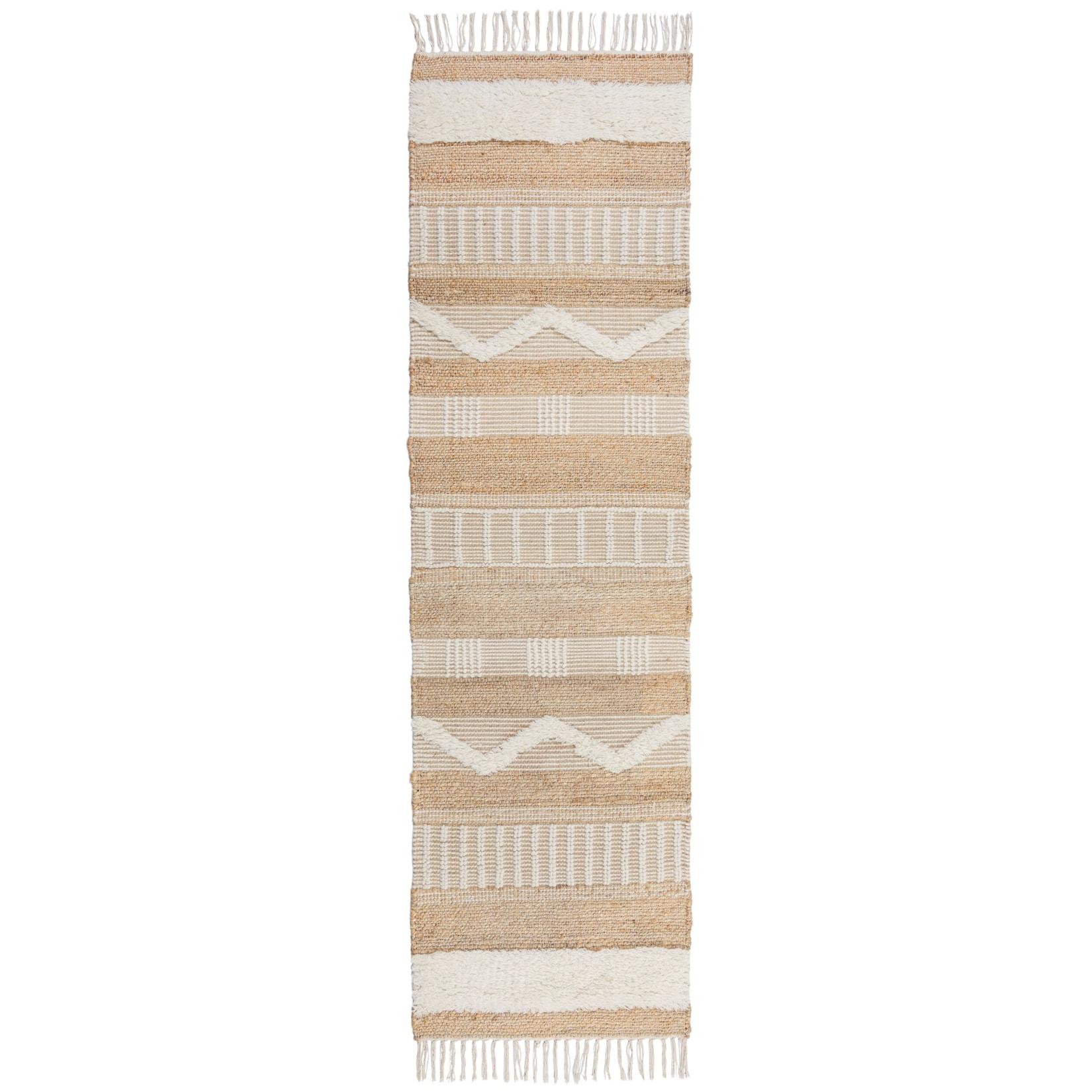 Läufer Jute Braun-Beige 60 x 230 cm - WHARFE Kadima Design