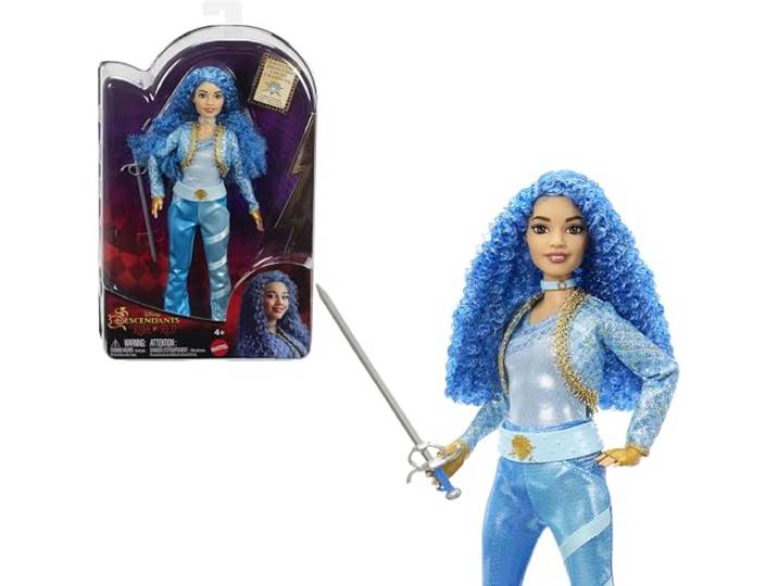 Mattel Disney pop Chloe Assepoester dochter Descendants 4 blauw