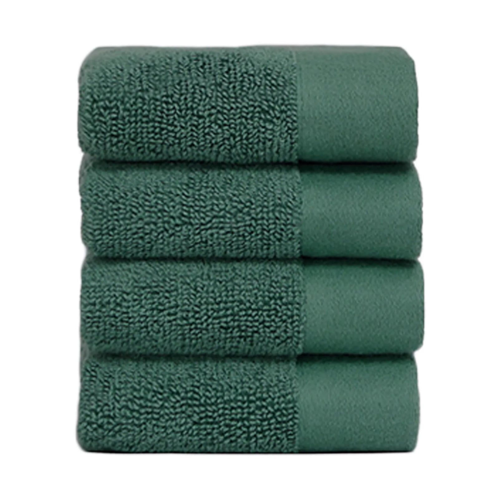 Juniper gezichtshanddoek 4-pack Juniper Green 30 x 30 cm