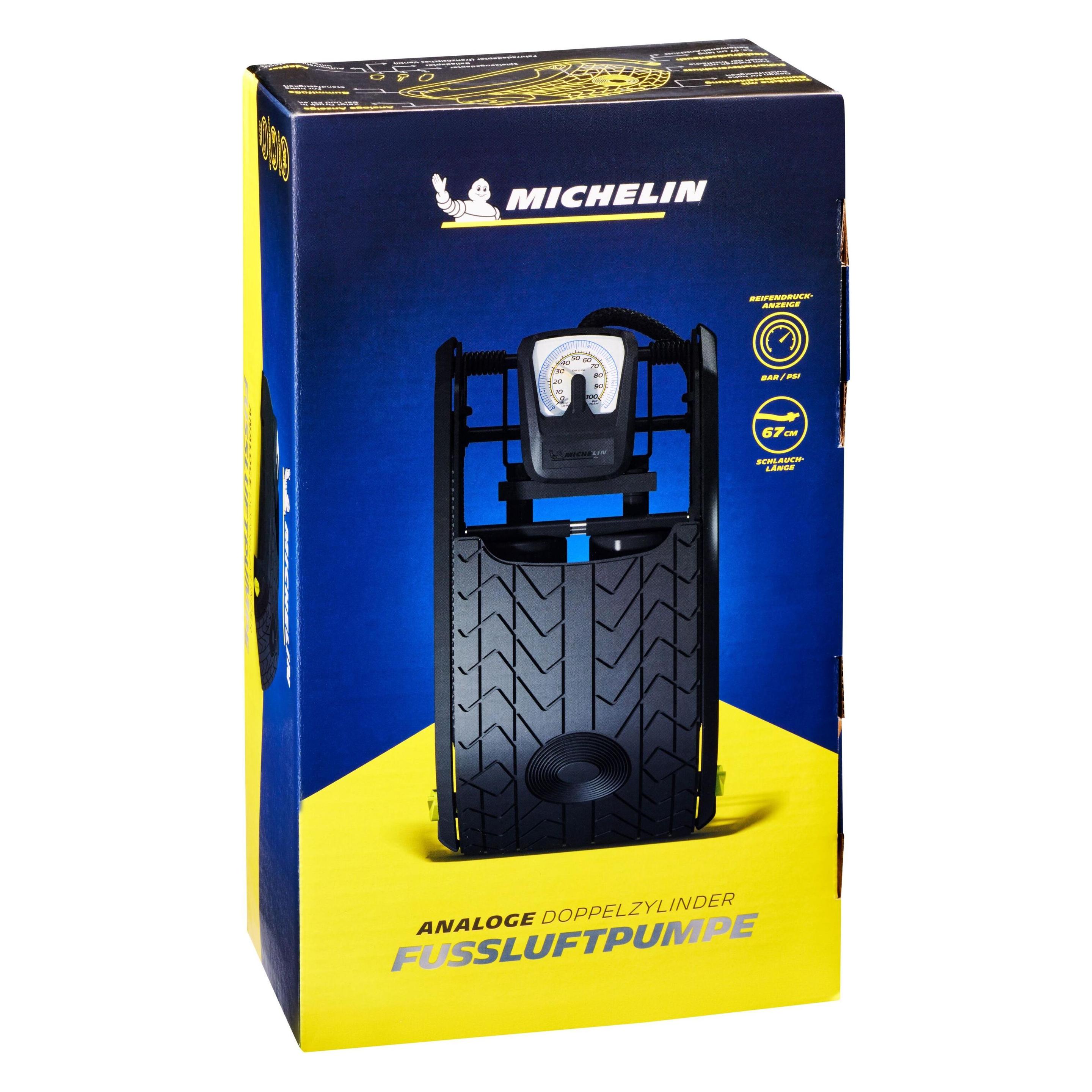 Michelin Doppelzylinder Fussluftpumpe Analog 7 Bar (39179270)