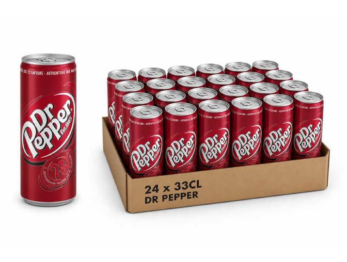 Dr Pepper soda 24 x 33 cl
