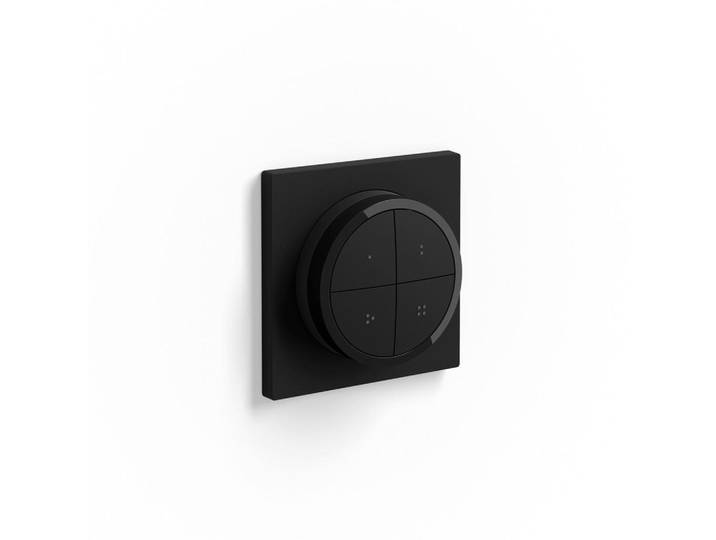 Philips HUE Steuerelement Dial, Schwarz, Kunststoff, 6x2x6 cm, Lampen & Leuchten, Außenbeleuchtung, Bewegungsmelder