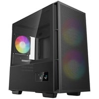 CH360 DIGITAL , Tower-Gehäuse schwarz, Tempered Glass