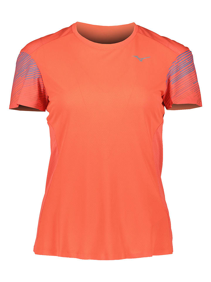 Mizuno Funktionsshirt "Aero" in Orange - L