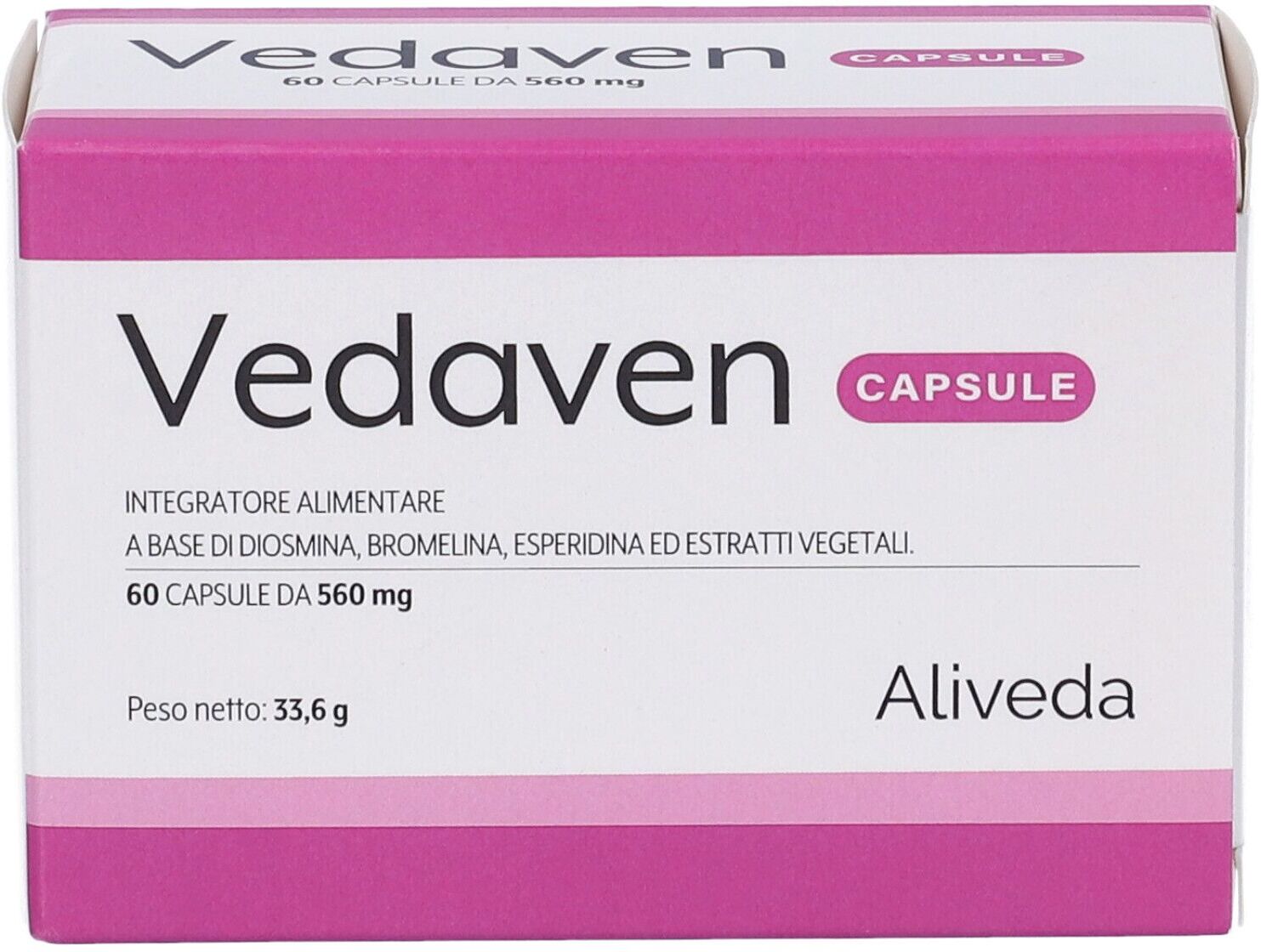 LABORATORI ALIVEDA Srl Vedaven, 60 capsule